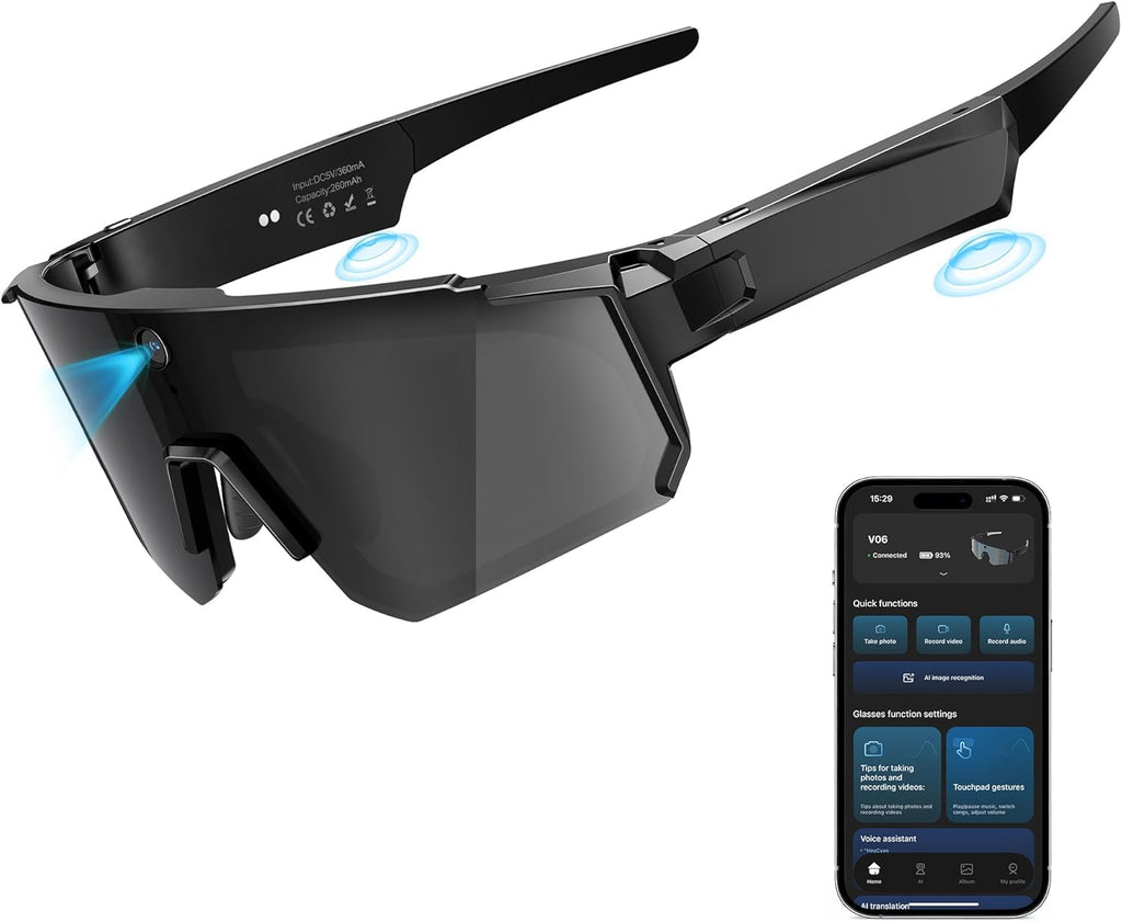 ProVIsion - The World’s First 4K AI Smart Glasses with EIS Stabilization.
