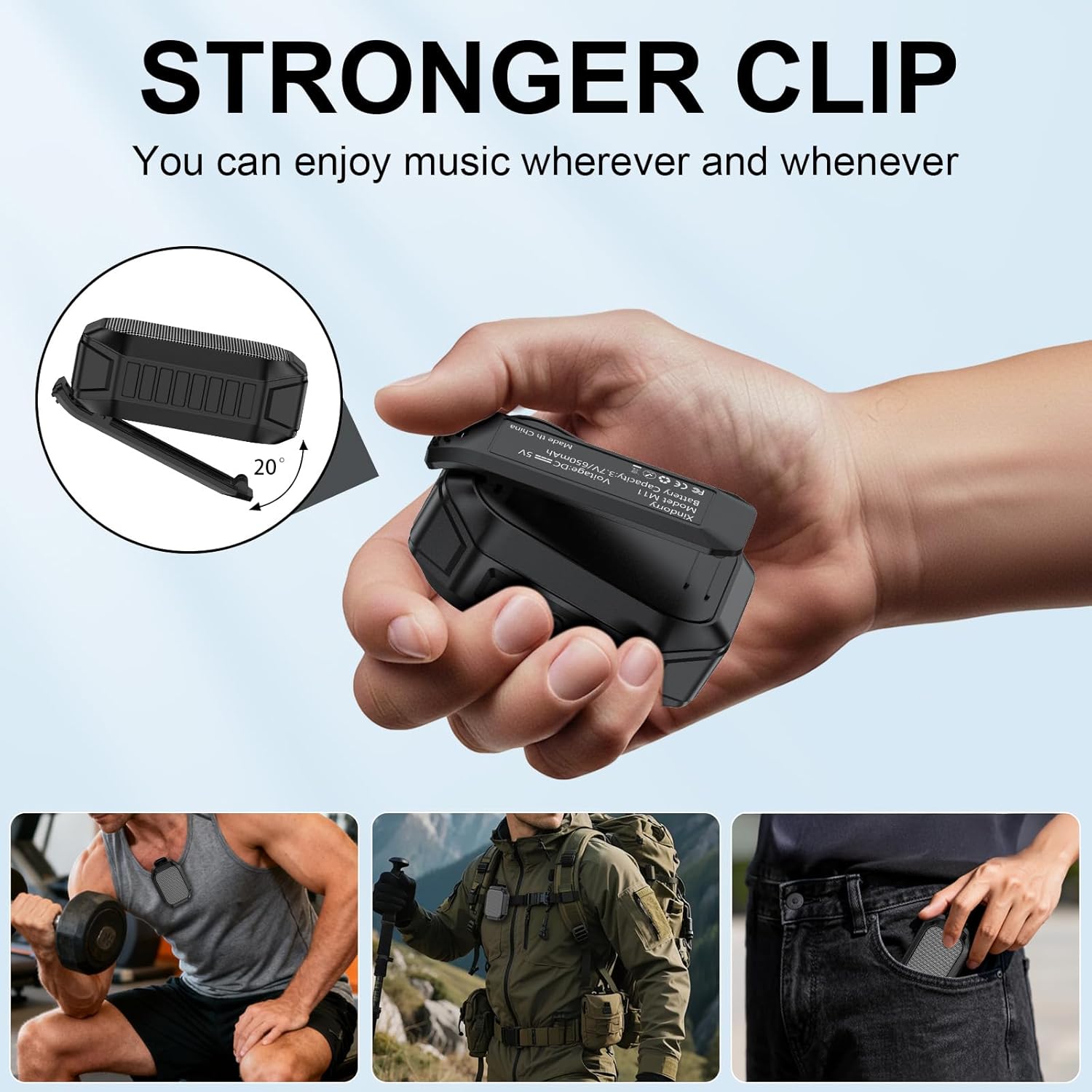 The Ultra-Portable IP67 Bluetooth Speaker with ENC Clarity.