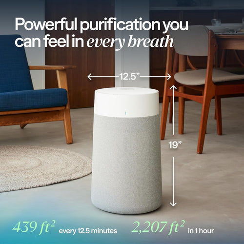BluePure - The Smart HEPASilent™ Purifier for Whole-Home Protection.