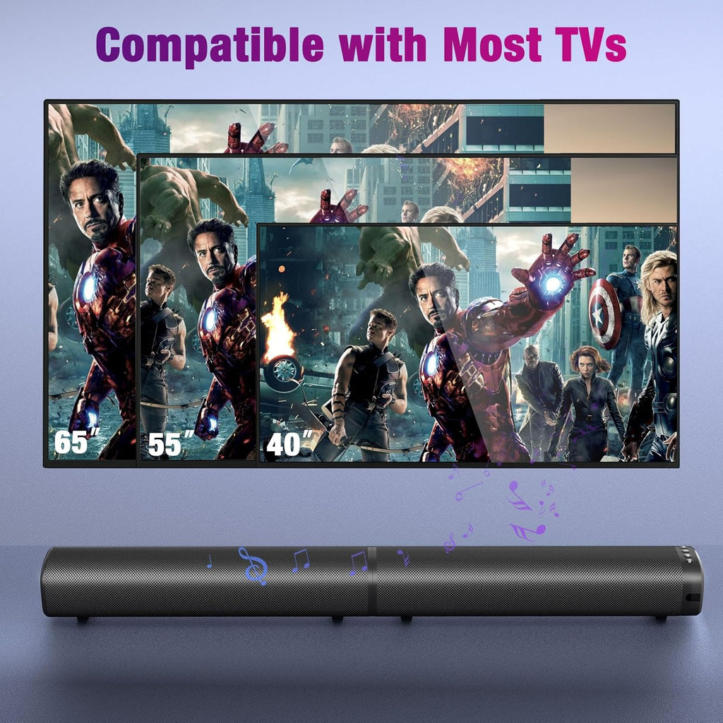 Puriom Duo - The 100W 2-in-1 Detachable Soundbar for the Ultimate Home Cinema.